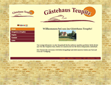 Tablet Screenshot of gaestehaus-teupitz.de